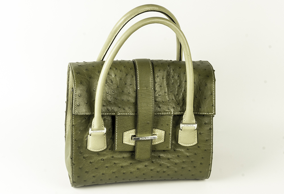 Women's ostrich bag
